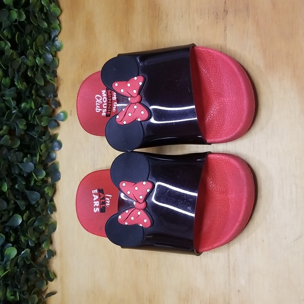 Disney Minnie Mouse Sandals | Size: 9 (C) | Black & Red - Picture 2 of 5